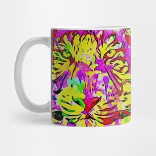 Tie dye tiger Mug